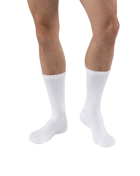 JOBST® Sensifoot Diabetic Compression Crew 8-15 mmHg, White